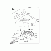 Схема вузла: Аксесуар (Single Sheet Cover) для Kawasaki EX400 Ninja 400R ABS