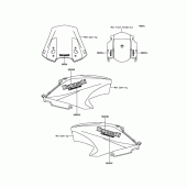 Схема вузла: Decals(Orange) для Kawasaki KLE650 Versys 650 ABS