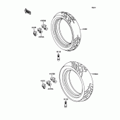 Схема вузла: Шина для Kawasaki ZX1100 Ninja ZX-11