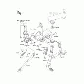 Схема вузла: Підставка для Kawasaki ZG1400 Concours 14