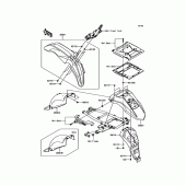 Схема вузла: Крило для Kawasaki KL650 KLR650