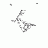 Схема вузла: Рама для Kawasaki KMX50 KSR-I