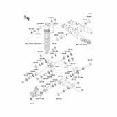 Схема вузла: Suspension для Kawasaki KX125