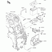 Схема вузла: Battery case для Kawasaki ZX1400 ZZR1400 ABS