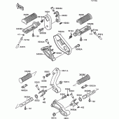 Схема узла: Step для Kawasaki VN1500 VN-15 SE