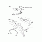 Схема вузла: Taillight(s) для Kawasaki ZR1000 Z1000