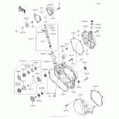 Схема узла: Engine Cover(S) для Kawasaki KX100