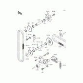 Схема узла: Водяной насос для Kawasaki VN1500 VN1500 Classic Tourer Fi