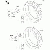 Схема вузла: Шина для Kawasaki ZX600 ZZ-R600