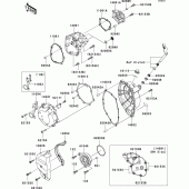 Схема вузла: Engine cover(s) для Kawasaki ZX1000 Ninja ZX-10R
