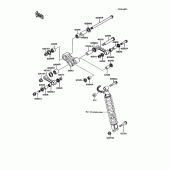 Схема вузла: Підвіска для Kawasaki KMX125
