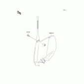 Схема вузла: Комплектуюча для Kawasaki KX100