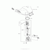 Схема узла: Топливный насос для Kawasaki EX300 Ninja 300