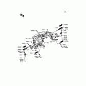 Схема узла: Подножки для Kawasaki KLE300 Versys-X 300 ABS