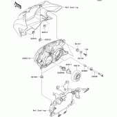 Схема вузла: Headlight(s) для Kawasaki ZR1000 Z1000