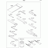 Схема вузла: Owner`s tools для Kawasaki EJ650 W650