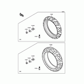 Схема узла: Шина для Kawasaki ZR1200 ZRX1200 DAEG
