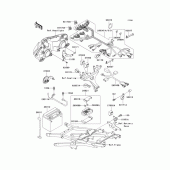 Схема вузла: Електроустаткування для Kawasaki ZX600 Ninja ZX-6R