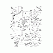 Схема узла: Радиатор (1/2) для Kawasaki ZX900 Ninja ZX-9R