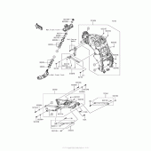 Схема вузла: Рама для Kawasaki ZX1400 Ninja ZX-14R ABS