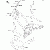 Схема вузла: Рама для Kawasaki KLE500
