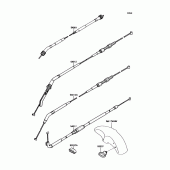 Схема узла: Тросики для Kawasaki ZX750 Ninja ZX-7