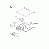 Схема вузла: Oil pan для Kawasaki ZG1400 Concours 14 ABS