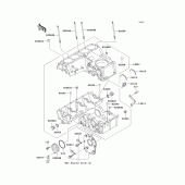 Схема вузла: Картер двигуна для Kawasaki ZR750 ZR-7