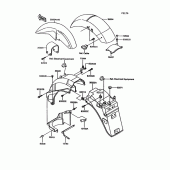 Схема вузла: Крило для Kawasaki ZG1000 Concours