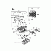 Схема вузла: Головка циліндра для Kawasaki EX300 Ninja 300 ABS