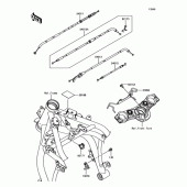 Схема вузла: Кабелі для Kawasaki EX650 Ninja 650 ABS