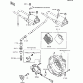 Схема вузла: Система запалювання для Kawasaki ZX600 GPX600R