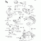 Схема узла: Fuel injection для Kawasaki VN2000 VN2000 Classic