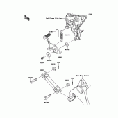 Схема вузла: Лапка гальма для Kawasaki ZX1000 Z1000SX ABS
