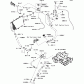 Схема узла: Water pipe для Kawasaki ZR1000 Z1000