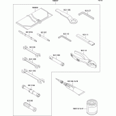 Схема вузла: Owner`s tools для Kawasaki ZR1000 Z1000