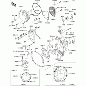 Схема вузла: Engine cover(s) для Kawasaki ZX1200 Ninja ZX-12R