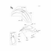 Схема вузла: Крило для Kawasaki KX65