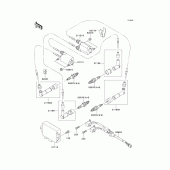 Схема вузла: Система запалювання для Kawasaki VN1500 Vulcan 1500 Classic
