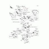 Схема вузла: Поворотники для Kawasaki ZX600 Ninja ZX-6R