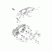 Схема узла: Фара (Головной свет) для Kawasaki EX400 Ninja 400R