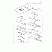 Схема вузла: Owners tools для Kawasaki ZX600 GPX600R