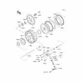 Схема вузла: Зчеплення для Kawasaki EJ650 W650