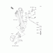 Схема узла: Ignition system для Kawasaki KLX140 KLX140L