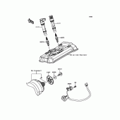 Схема вузла: Ignition System для Kawasaki ER650 Z650 ABS