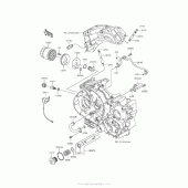 Схема вузла: Масляний фільтр для Kawasaki VN900 Vulcan 900 Custom