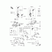 Схема вузла: Ignition switch(1/2) для Kawasaki KLZ1000 Versys 1000