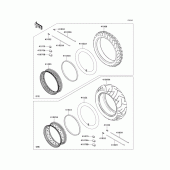 Схема узла: Шины для Kawasaki VN900 VN900 Classic