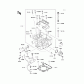 Схема вузла: Головка циліндра для Kawasaki KLX300R
