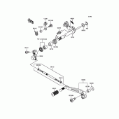Схема узла: Переключатель передач для Kawasaki ZR800 Z800 ABS